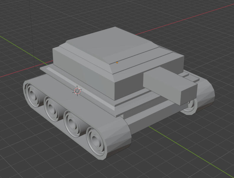 First prototype of game asset